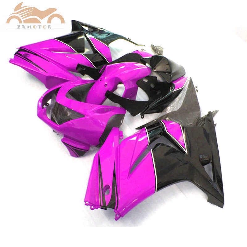 

Injection fairing kits for Kawasaki Ninja 250R 2008-2014 ZX250 motorcycle full fairings kit EX250 08 09-14 purple black