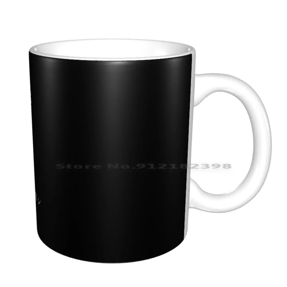 Tazas de cerámica de escena negra, tazas de café, té de la leche, cultura Pop, animación, Anime, Manga, cómic, texto Geek, Nisemonogari