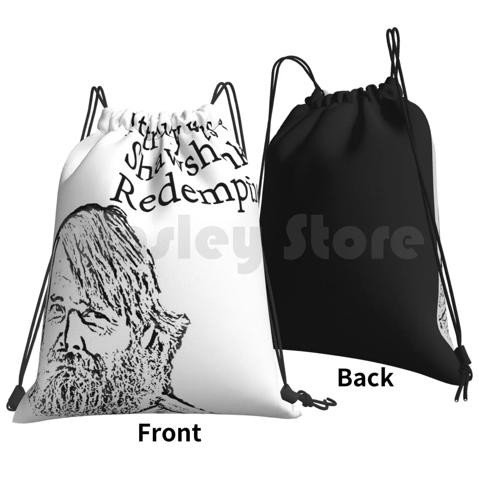 It Truly Was A Shawshank Redemption-Last Man On Earth Backpack Drawstring Bag Riding Climbing Gym Bag Shawshank Redemption