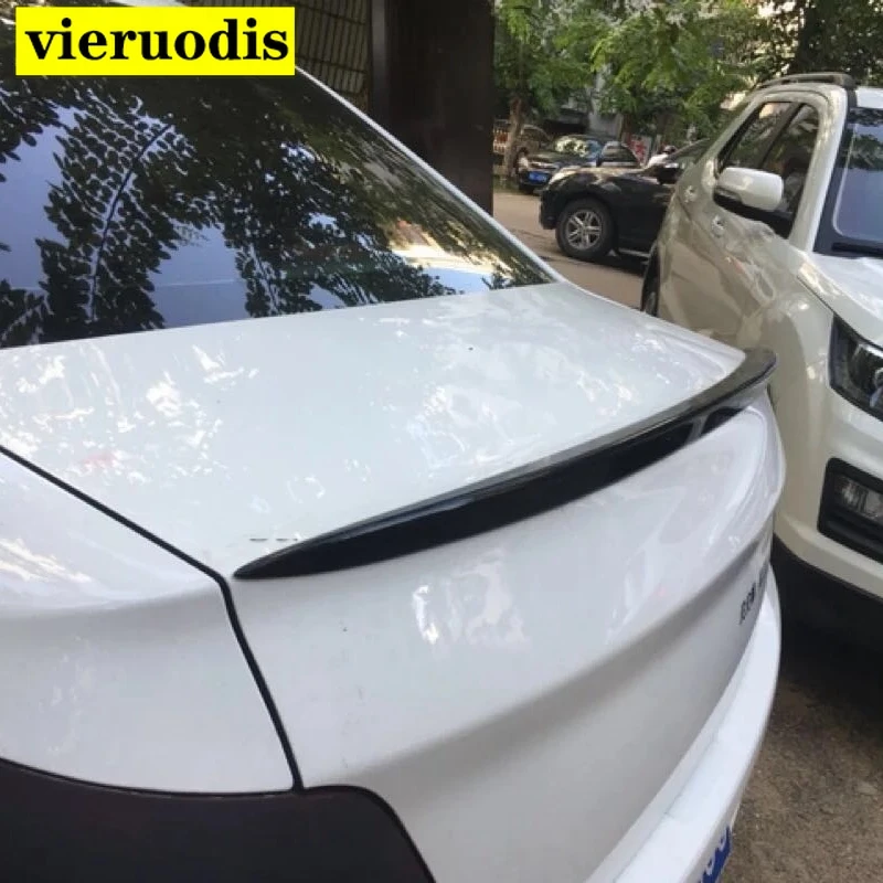 For Peugeot 301 Spoiler High Quality ABS Material Car Rear Wing Primer Color Rear Spoiler For Peugeot 301 Spoiler 2013-2015