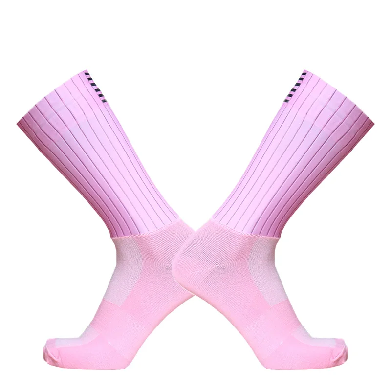 Pro Team Aero Radsocken, rutschfest, nahtlos, Silikon, für Laufen, Sport, Rennrad
