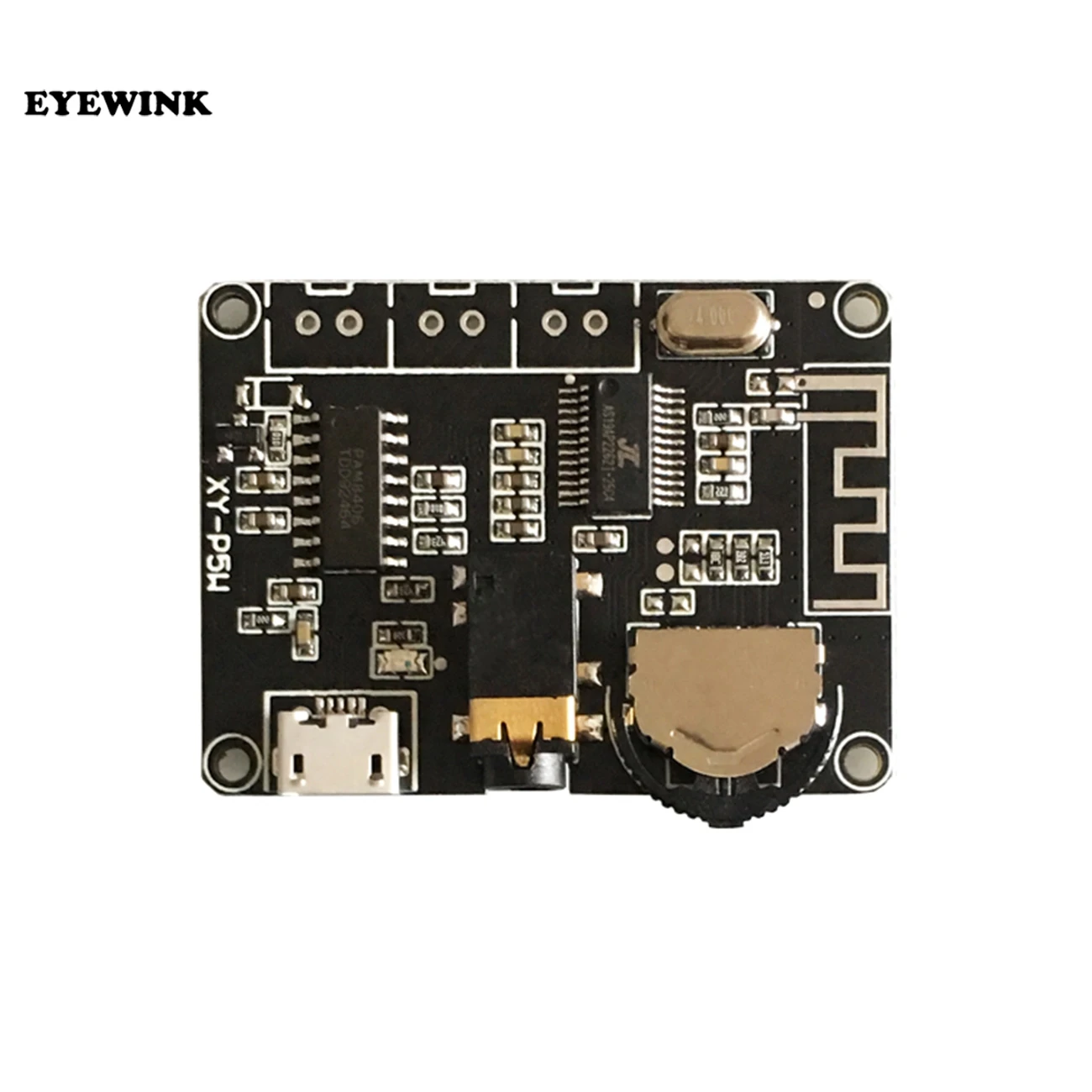 5W+5W PAM8406 Bluetooth 5.0 DC3.7-5V stereo audio power amplifier module  XY-P5W for Arduino diy kit