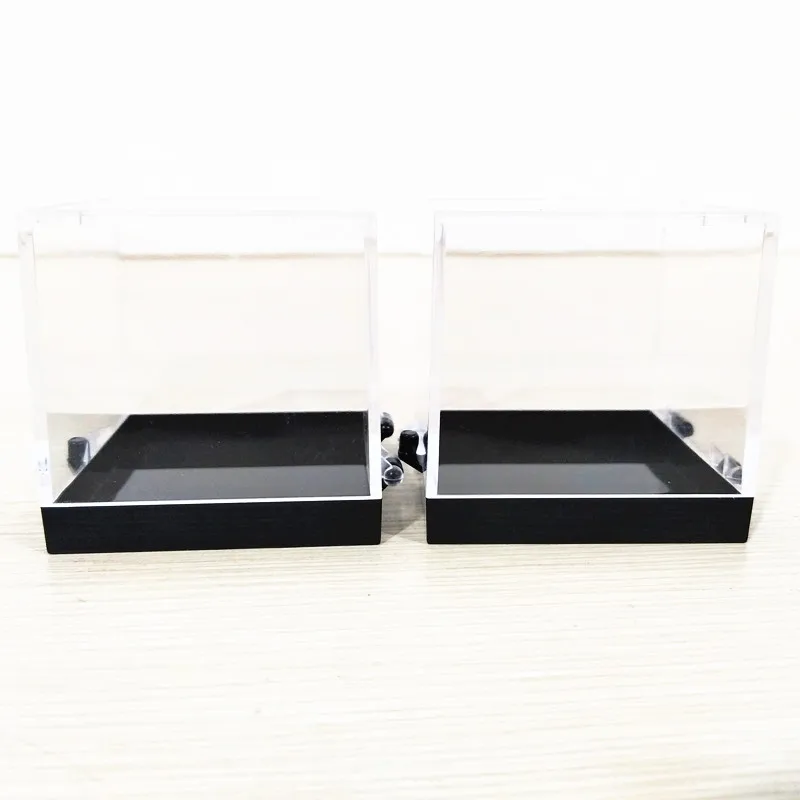 Transparent box stone Mineral Specimen Crystal Box Original rock collection display box mineral specimen and small stone box