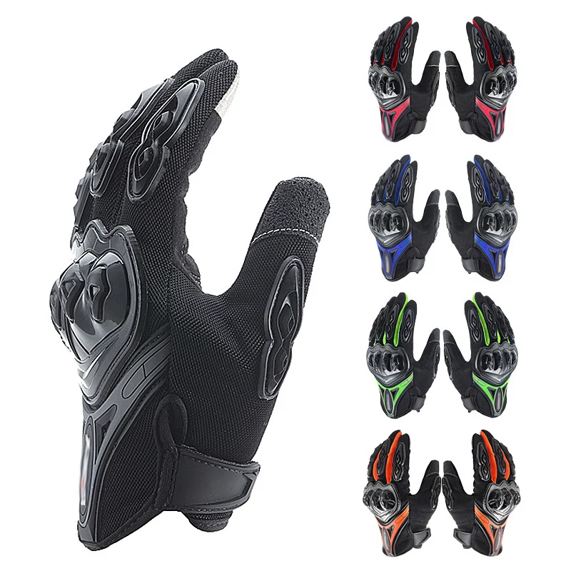 

Full finger gloves Touch screen motorcycle racing gloves Protective Gears Motocross guantes de moto Motocicleta Luva