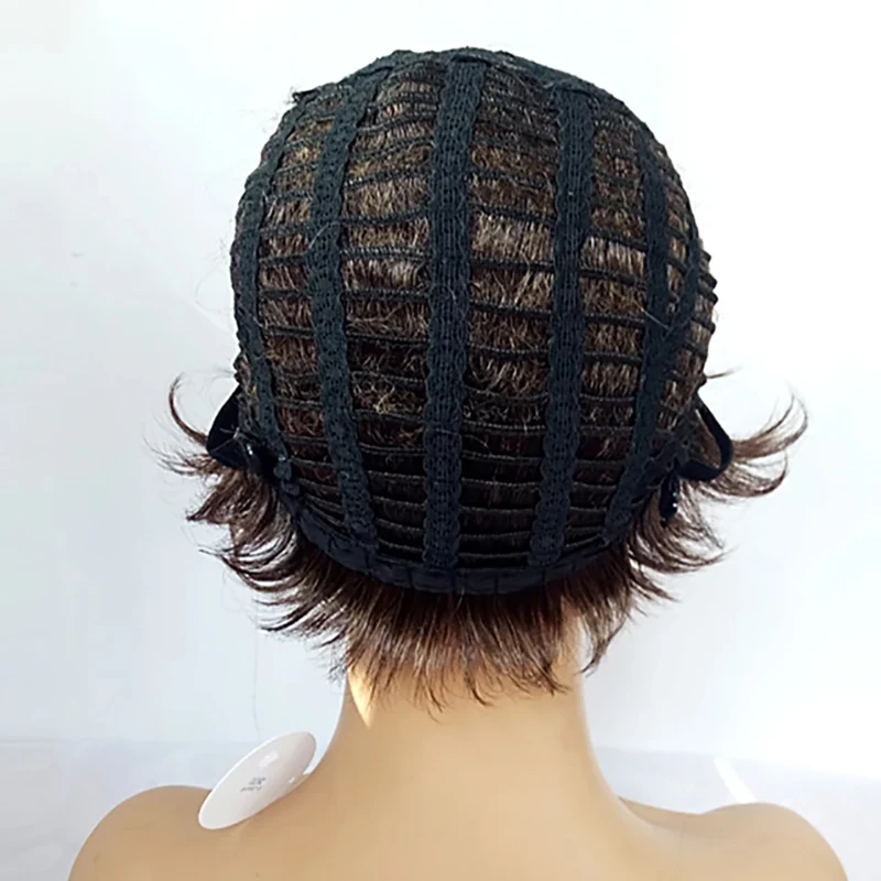 HAIRJOY Ladies Wig Short Fluffy Curly Heat-Resistant Synthetic Hair Wig, Suitable for Parties, Parties and Daily Use