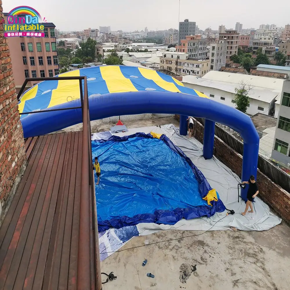 Pool Cover 12X8m Tent Inflatable Swimming Pool With Tent