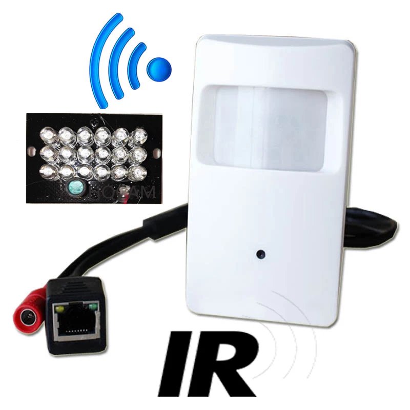 

3MP 5MP 2MP 1MP 940NM IR Led Audio Video CCTV P2P Onvif IP Pin hole WIFI IR Wireless Camera PIR STYLE Motion Detector SD Card