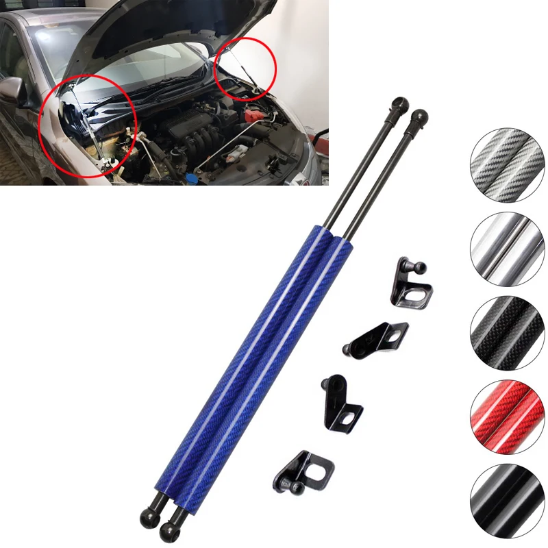 

Подъемник из углеродного волокна для HONDA CITY Gas Shock, демпфер для Honda Grace 2009-2014, передний капот автомобиля, модифицирующие газовые стойки