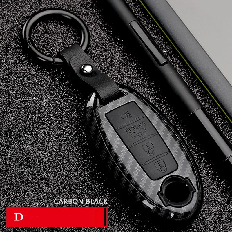 Carbon Fiber Shell Car Remote Key Fob Cover Case For infiniti FX35 FX37 FX50 G25 G35 G37 JX35 M35 M37 M45 Q70