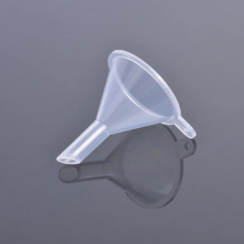 10 Pieces of Mini Transparent Plastic Perfume Diffuser Funnel Juice Dropper Bottle Liquid Essential Oil Laboratory Filling Tool