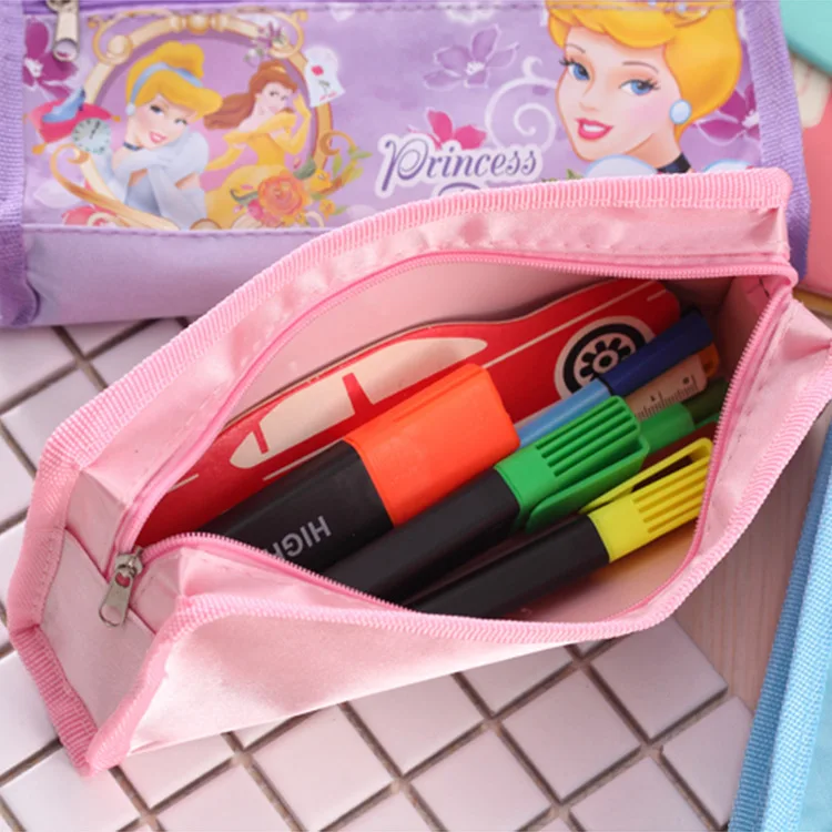 Disney Frozen Cartoon Pencil Case carino grande capacità multifunzionale borsa di cancelleria creativa borsa regalo