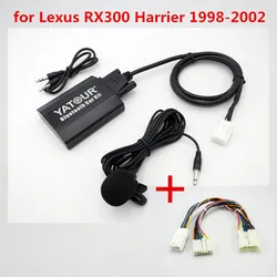 Yatour Bluetooth Car Audio Kit for Lexu RX 300 Toyota Harrier 1998-2002 Bluetooth AUX car MP3 Changer