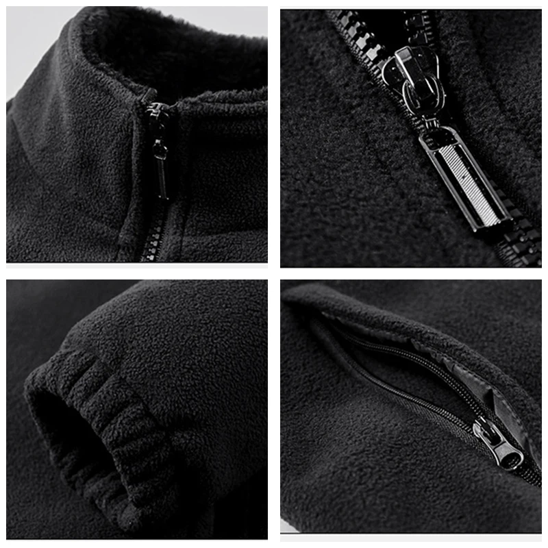 Jacket Men Parka Winter Coat Fleece Spring Casual Tactical Army Outwear Thick Warm Bomber Military Jacket Men M-6XL High Collar