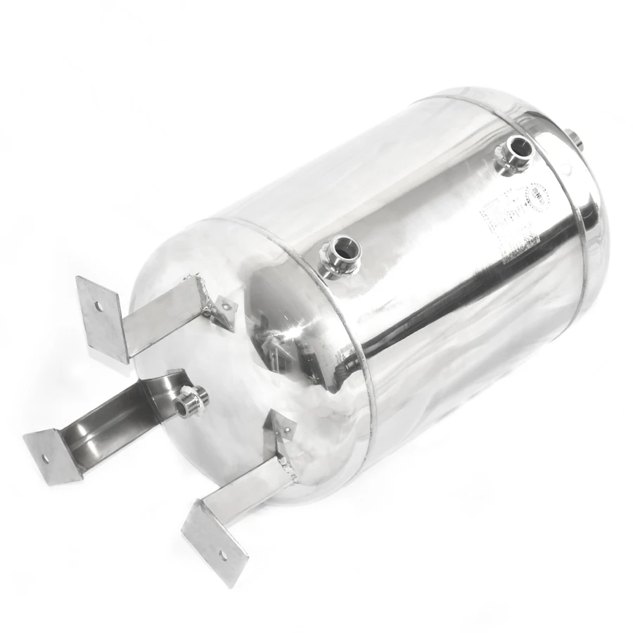 Imagem -04 - Tanque de Armazenamento de Gás Vertical de Personalizado Vácuo Buffer Pressão do Tanque Suportar 1.1.25mpa Aço Inoxidável 20l 304