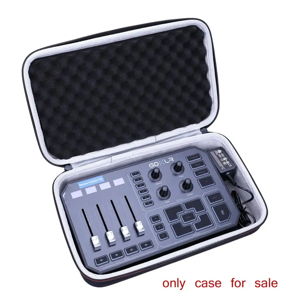 LTGEM EVA Hard Case for GoXLR-Mixer,Sampler&Voice FX for Streamers