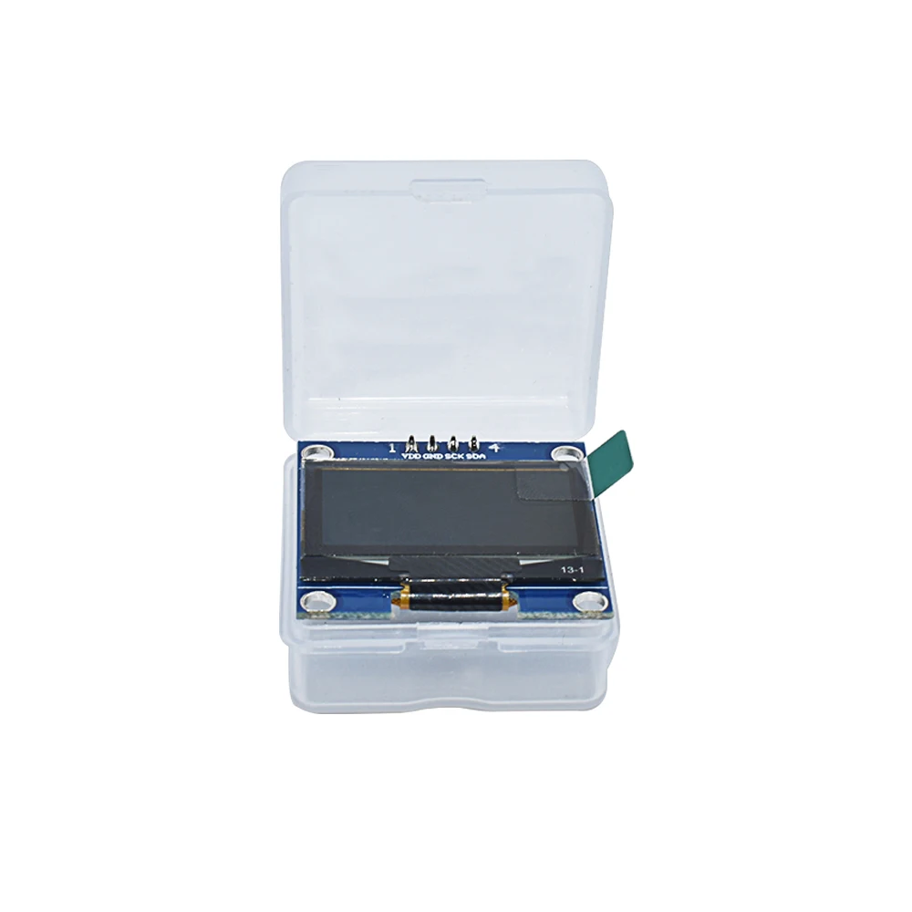 Imagem -03 - Polegada Oled Iic Série Branco Azul Oled Módulo de Exibição 128x64 I2c Sh1106 12864 Placa da Tela Lcd Vdd Gnd Sck Sda para Arduino 1.3