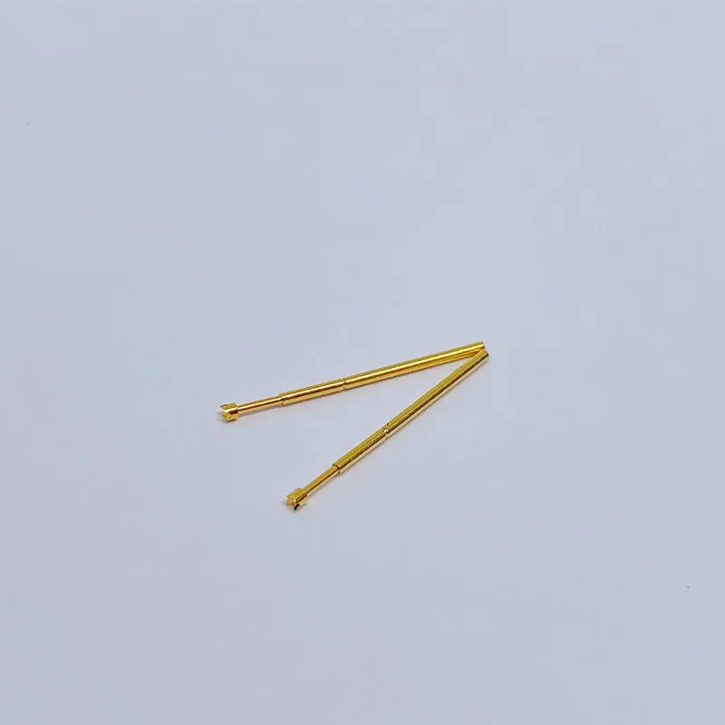 100Pcs Metal Plated Probe PA50-Q2 Spring Thimble Burning Chip Scalable Test Probe Diameter 0.68 MM