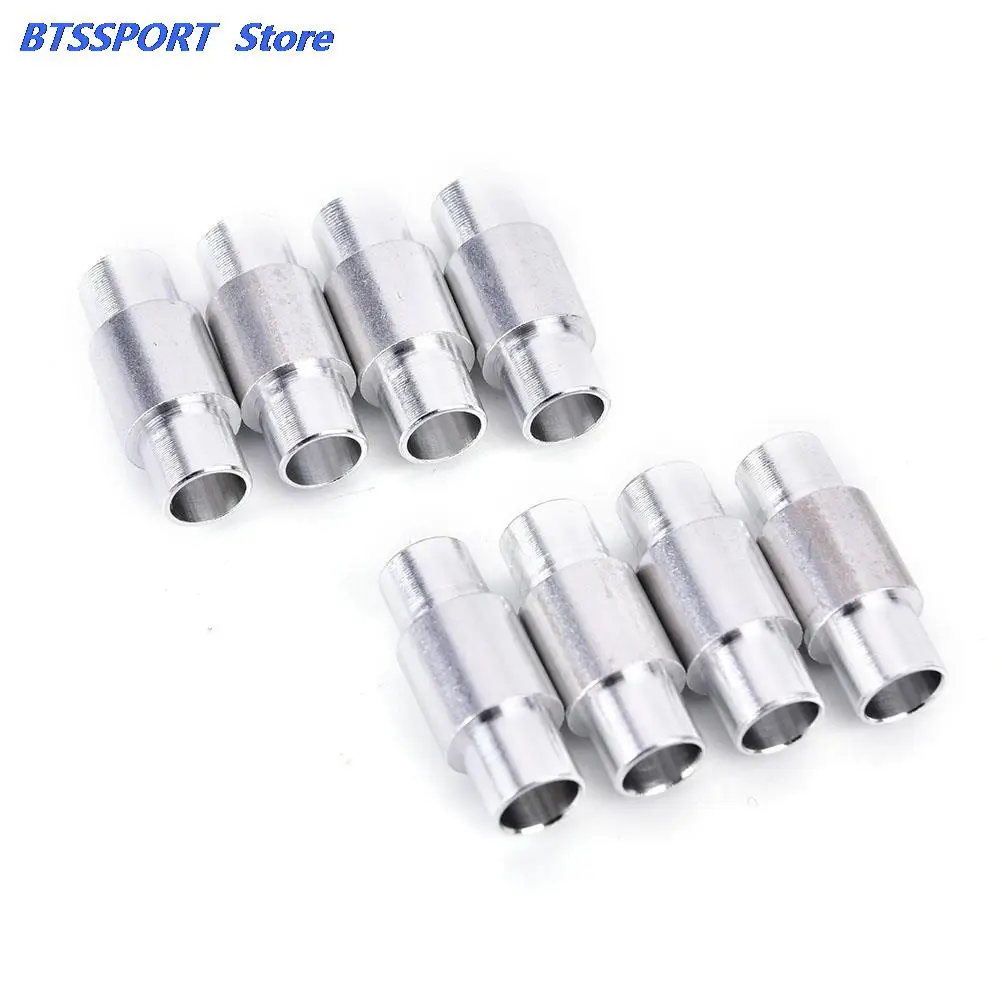 8 PCS Aluminum Alloy 6mm Axles Roller Skate Shoes Bearing Spacer Slalom Skateboard Longboard Wheels Bearing Bushing Sleeve