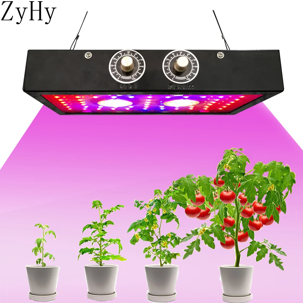 

LED Grow Light 1500W 1000W Dimmable Full Spectrum Phyto Lamp For Indoor Greenhouse VEG Bloob Flower Seedling Plant Growth Light