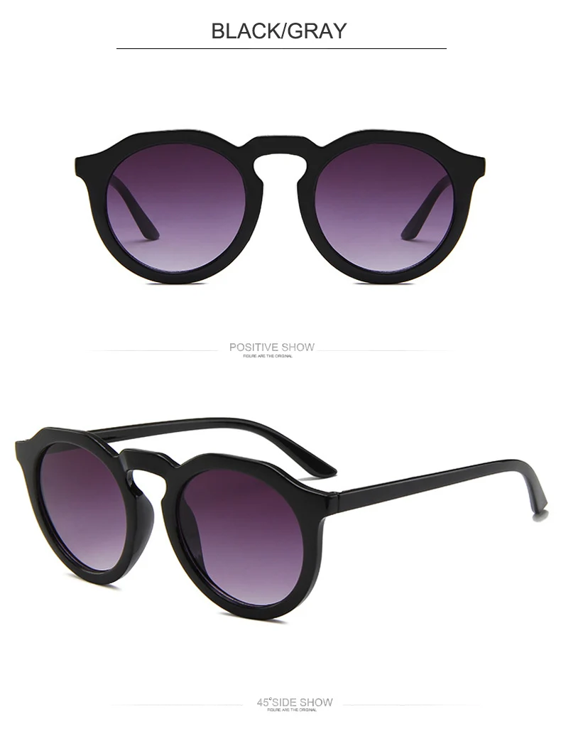 Oec cpo vintage runde sonnenbrille frauen marke designe mode orange sonnenbrille für weibliche farben uv400 brillen oculos de sol – Detail 5