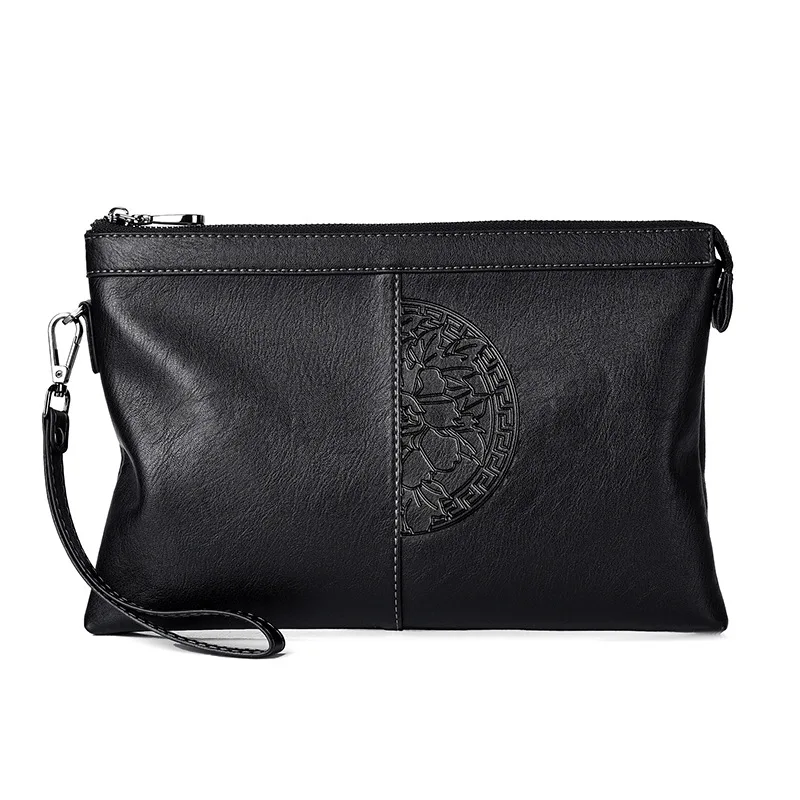 Pochette da giorno per uomo di nuovo Design borsa morbida da 9.7 pollici custodia per iPad borsa grande capacità borsa da viaggio Tote Casual uomo,