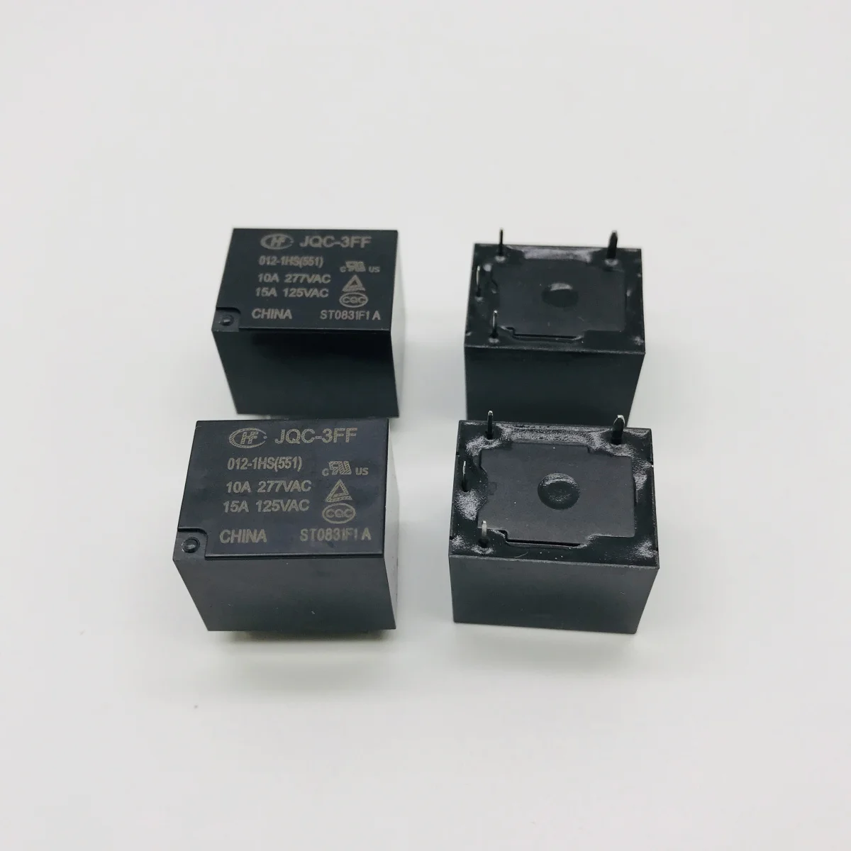 JQC-3FF-12VDC-1HS 10A 277VAC реле