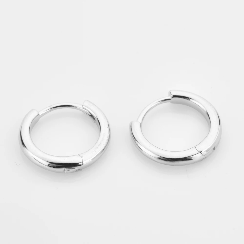 ANDYWEN argento Sterling 925 oro 5mm -12mm pianura spessore Huggies dimensioni cerchio cerchio gioielli di lusso 2021 gioielli da donna regalo di