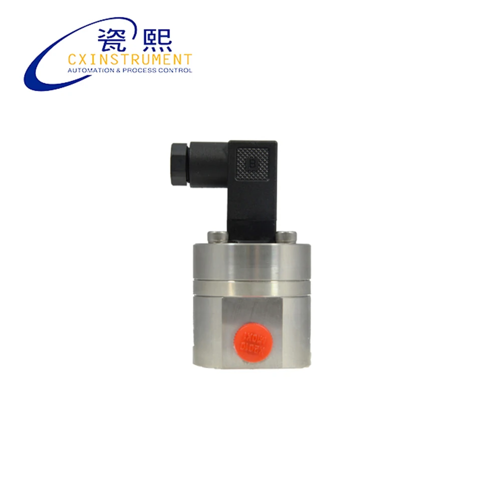 The Micro Oval Gear Flow Meter 0.3~150 ml/min aluminum Material Female thread connection Oil Oval Gear Flow Meter