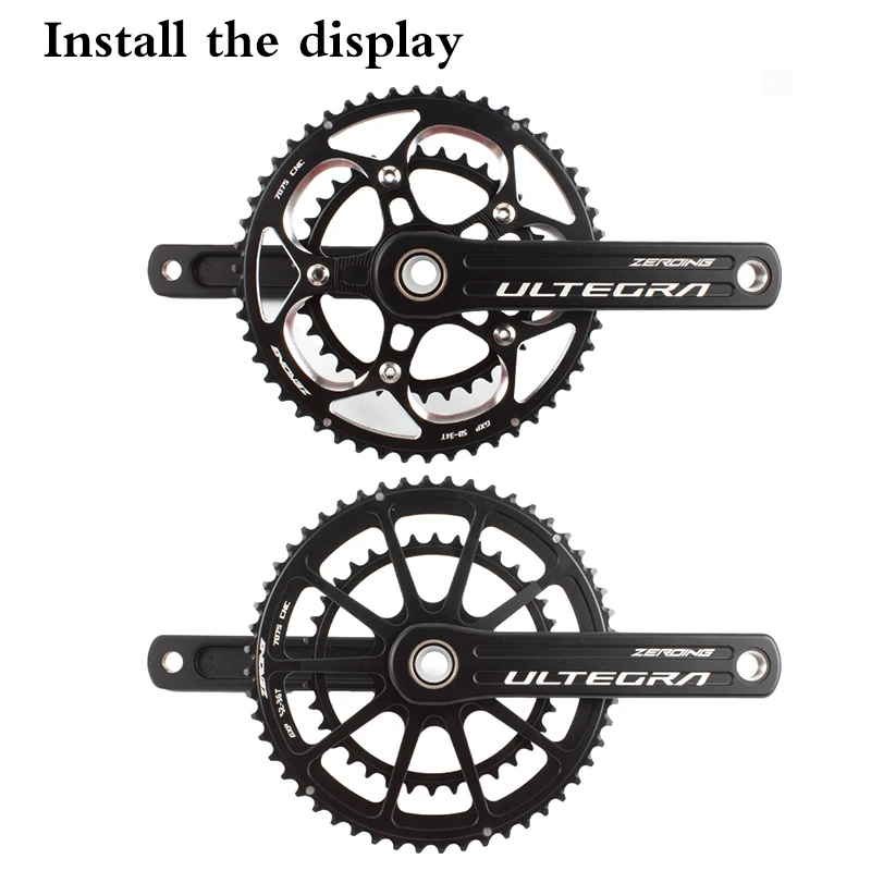 ZEROING Road Bike Chainring 50/34T 52/36T chainwheel 53/39T Double Sprocket For 9/10/11/12 Speed Folding Cycling parts