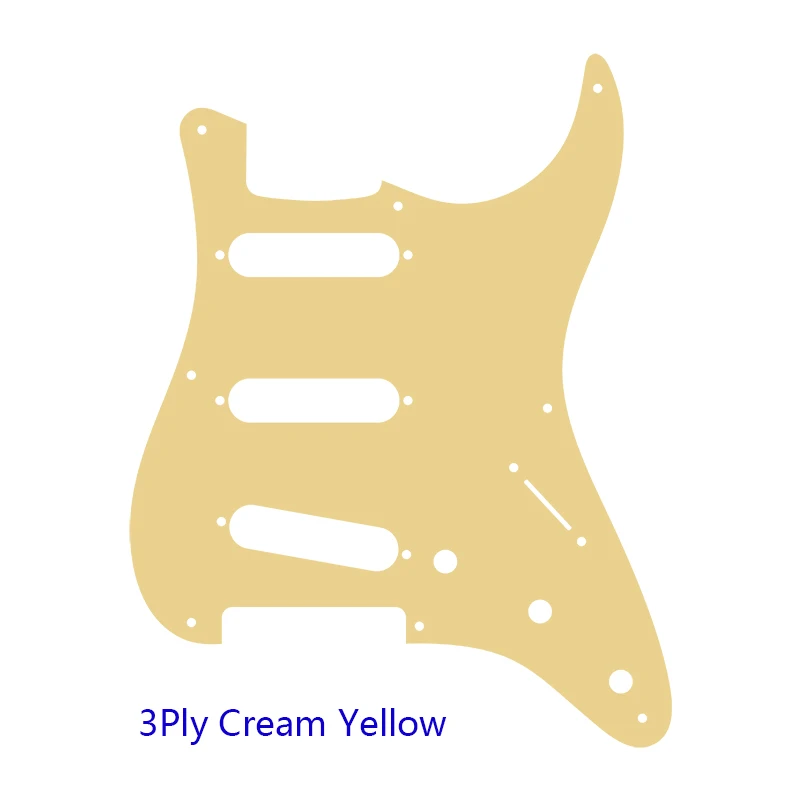 Fei Man - Standard St SSS Guitar Pickguard, Scratch Plate, Multi Color Choice, Flame Pattern, Guitar Parts, 57 \',8 Screw Hole