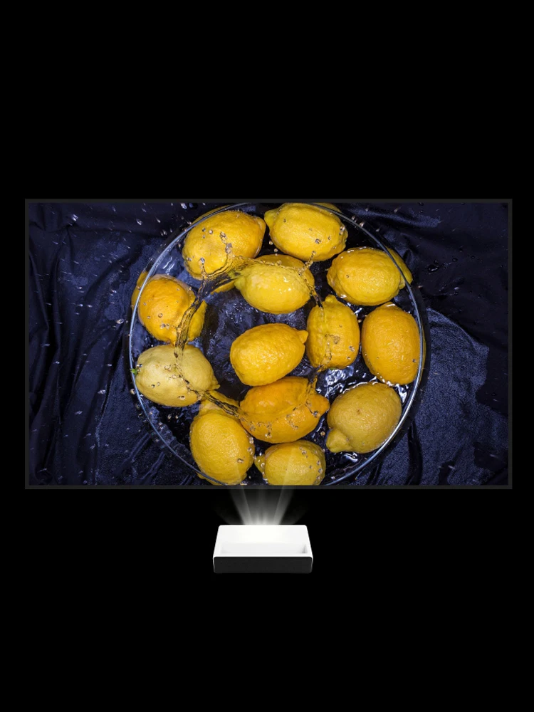 Ambient Light Rejecting ALR UST Projection Screen 84 -120 Inches Ultra-Thin Border Frame for Ultra Short Throw Projector Curtain