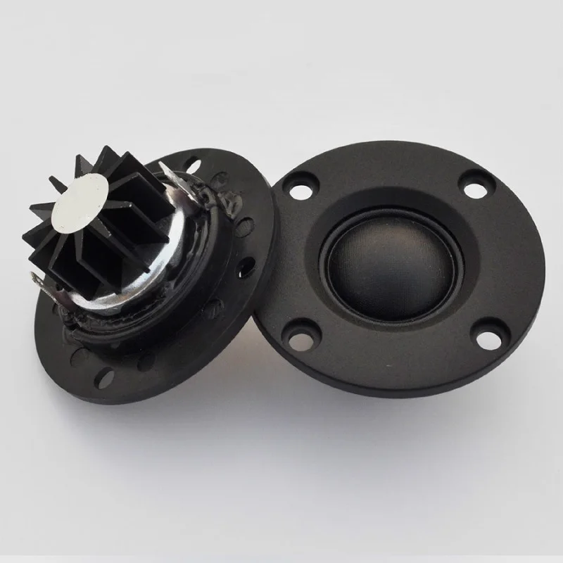 2Pc Hifi 1นิ้วทวีตเตอร์ลำโพง Treble ลำโพง6ohm 30W โดมผ้าไหมฟิล์ม Neodymium อลูมิเนียมความร้อนอ่างล้างหน้า ABS ใหม่ขาย