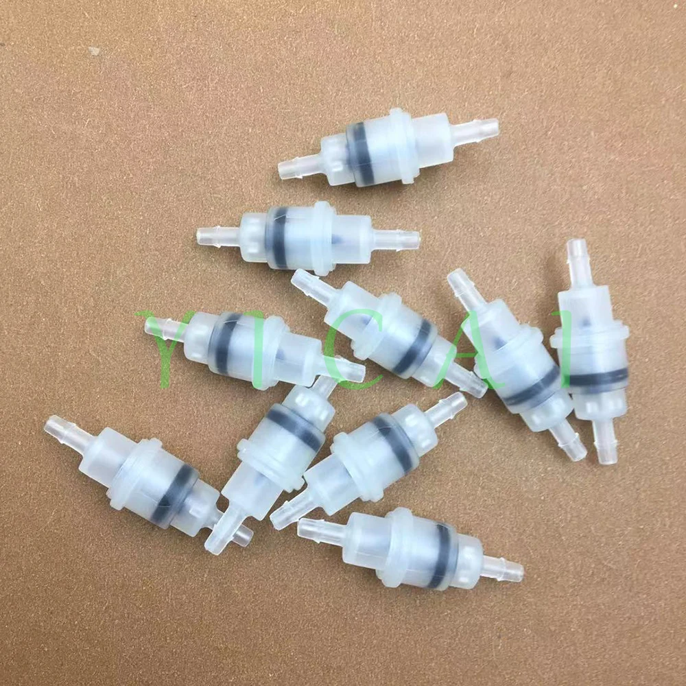 5PCS one way valve for eco solvent uv flatbed printer Allwin Flora Xuli Plastic Ink Tube Connector Non-return Hose pipe valves