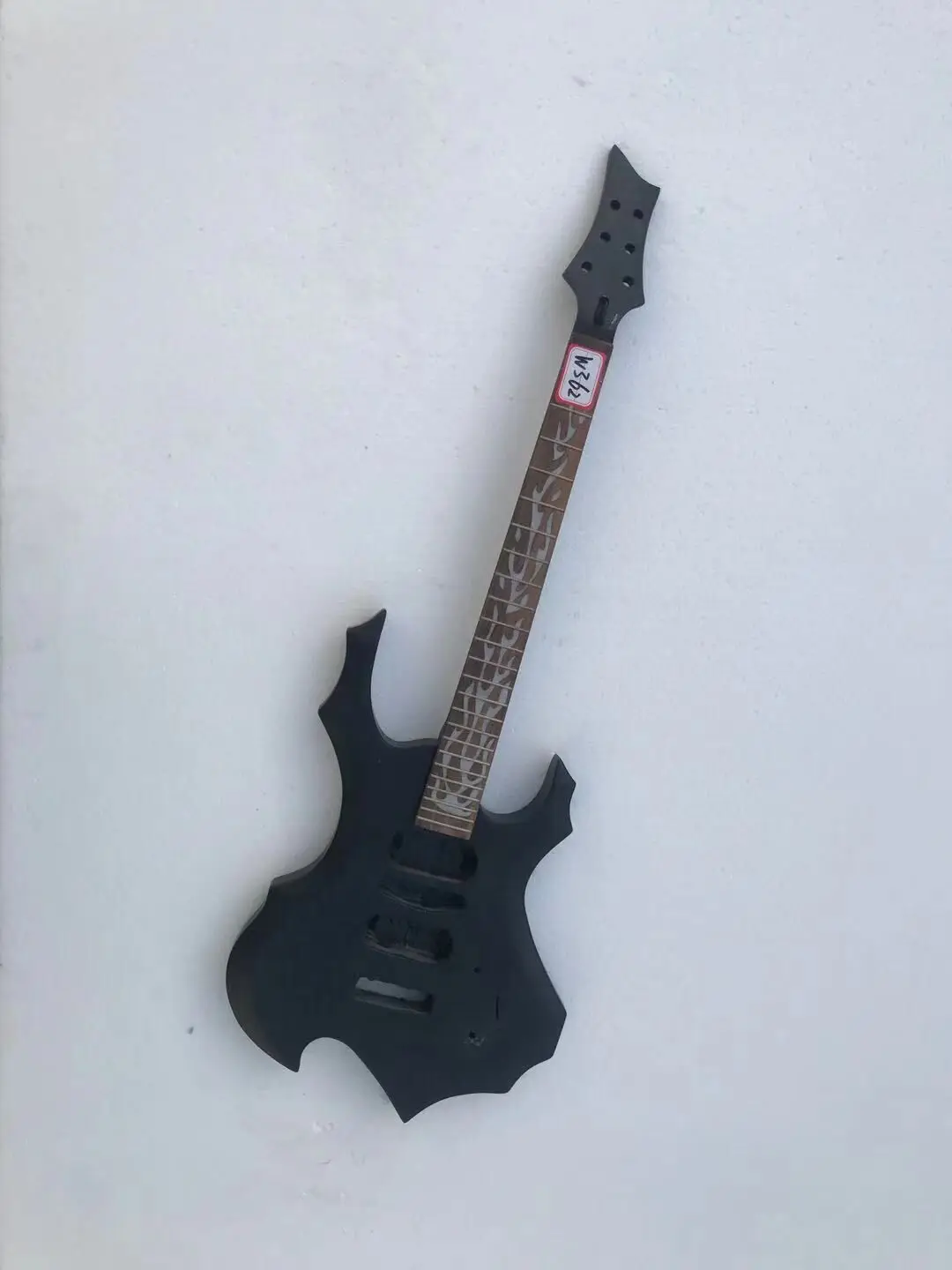 DIY (Not New) Custom Electric Guitar Metalic Black/Gray Color without Hardwares in Stock Free Shipping #W362