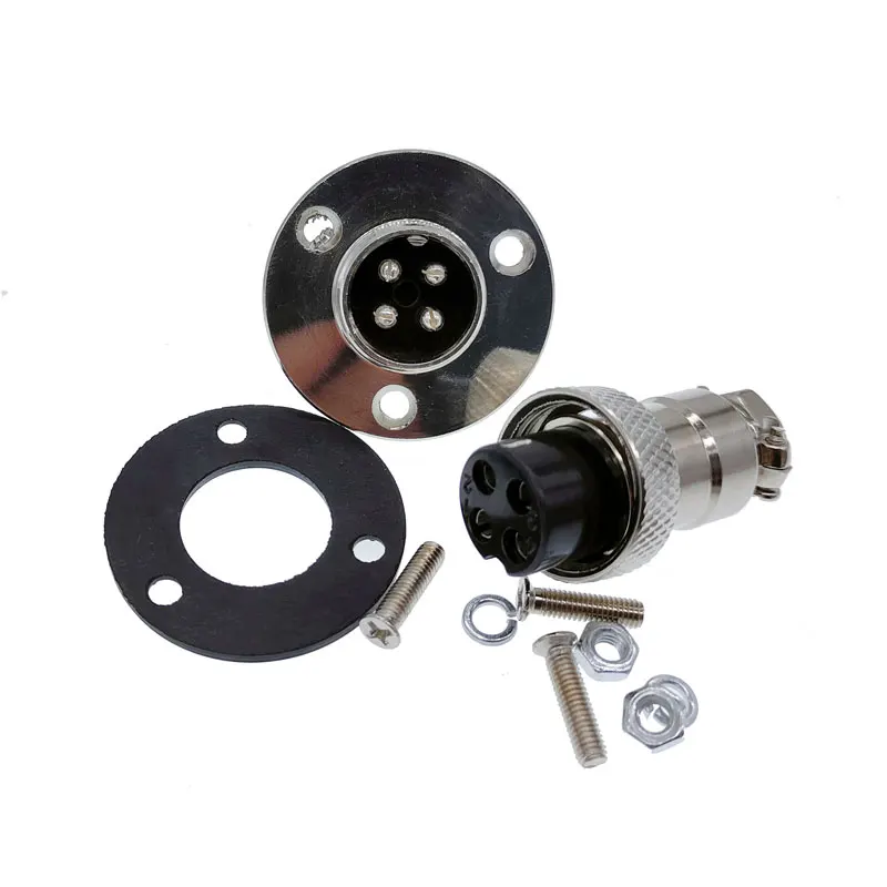 GX16 Flange mounting 3-hole fixing connector plug&socket 2pin 3pin 4pin 5pin 6pin 7pin 9pin 10pin circular connectors