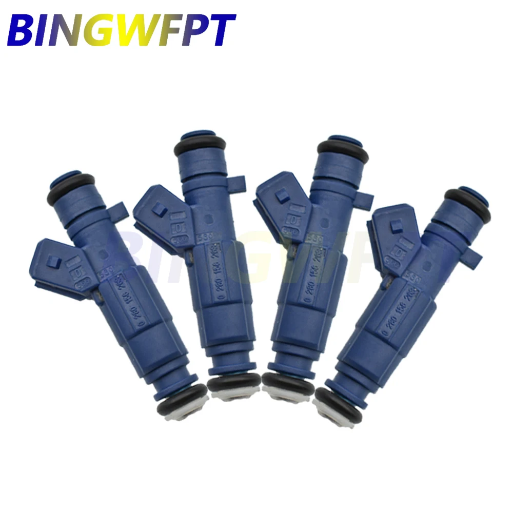 

4pcs Fuel Injectors Nozzle for Chery Flauta Com Injector Face 1.3 16v Flex 2010 Em Diante 0280156263