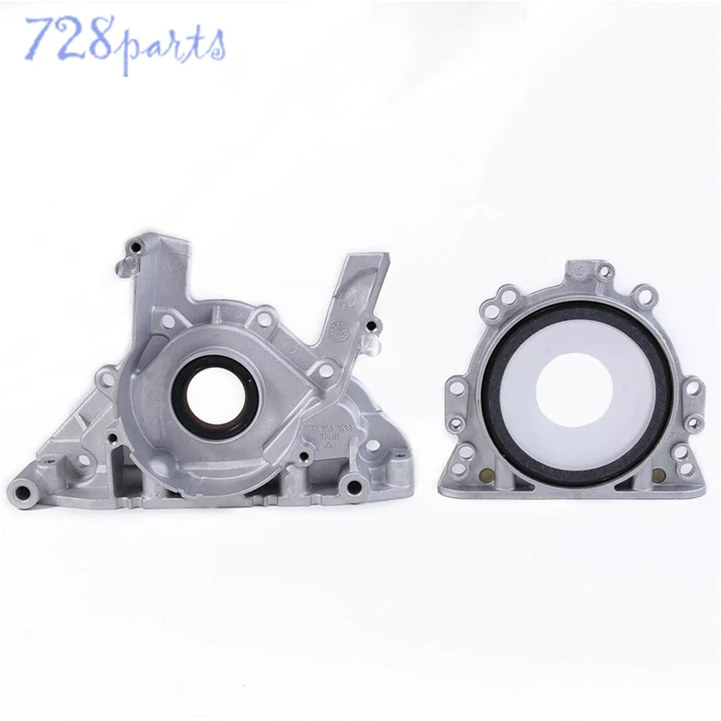 Front & Rear Crankshaft Oil Sealing Flange Set Fit For VW Beetle Golf Jetta Passat AUDI A4 S4 TT 2.0L 1.9L 1.8L ATC AMU AWP BEA