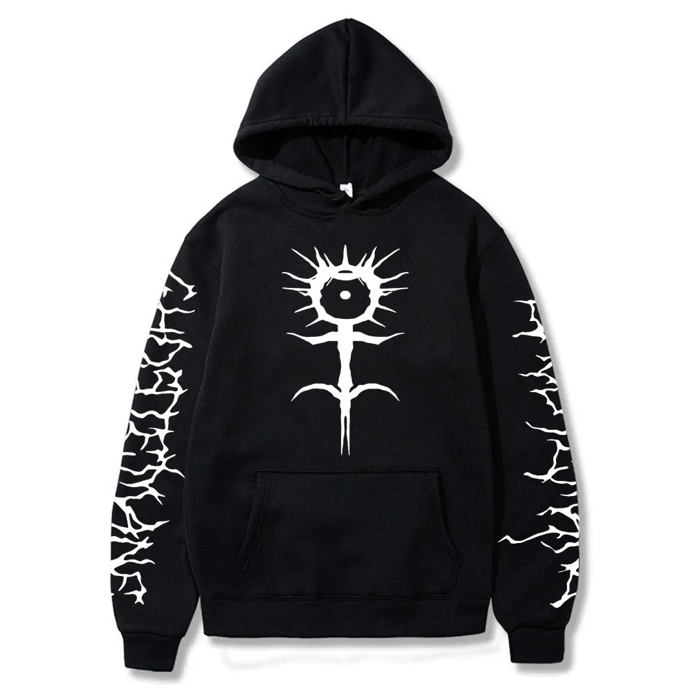 Popular Rapper European and American New Product Hot-selling Hot-selling Ghostemane Hot-printed Hip-hop Hooded Warm Jacket