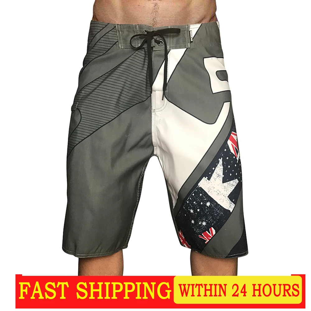 

New free shipping men's shorts quick drying swimsuit men's swimsuit surf beach shorts casual men's pants in Bermuda vacation