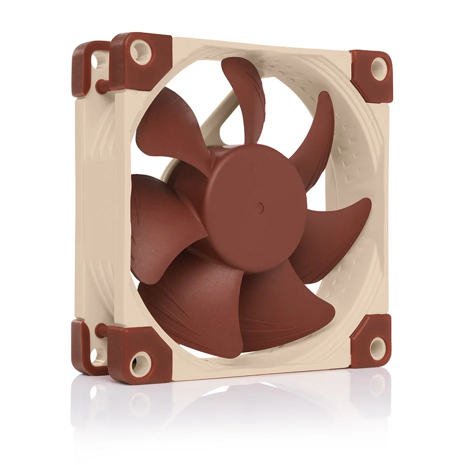 Imagem -04 - Ventilador de Refrigeração do Computador Noctua-nf-a8 80 mm 12v 5v 3pin 4pin Pwm Radiador Silencioso para Refrigeração Case pc