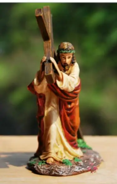 high-quality goods Jesus Cross home Church car decorations Christian gifts Catholic figures Sculpture statue