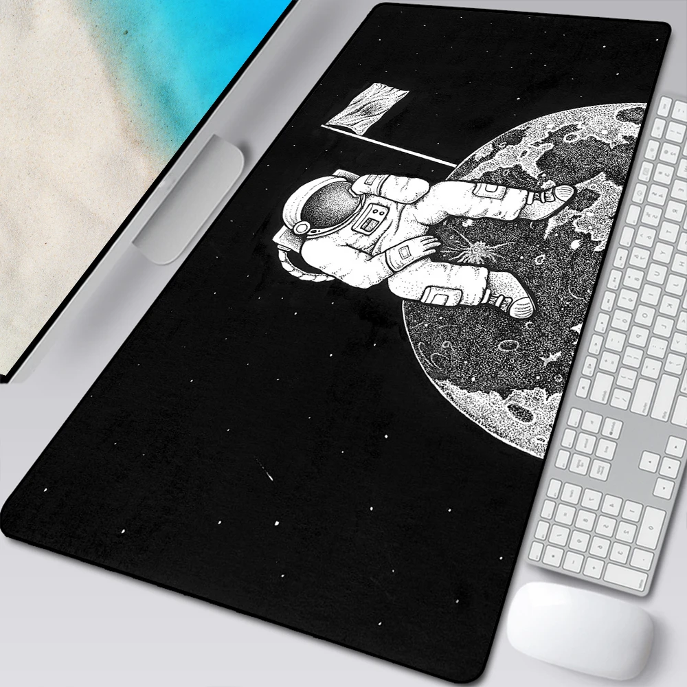 90x40cm Space Gaming Mouse Pad Large Gamer Mousepad Desk Pad Surface For Computer Mouse Mat Carpet Ped Mause Keyboard Pad Table