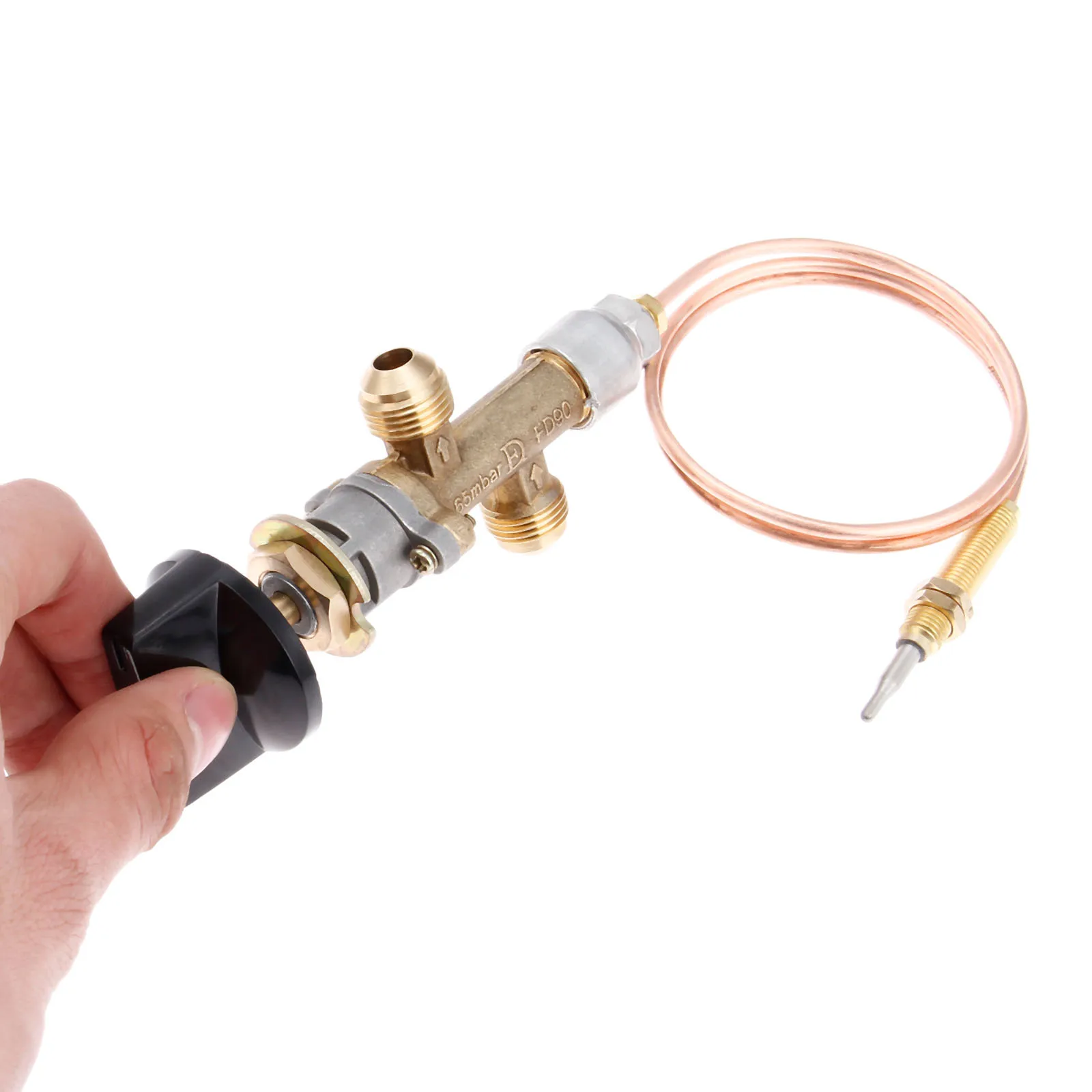 Propane Fire Pit Gas Control Valve System Regulator Valve with Hose