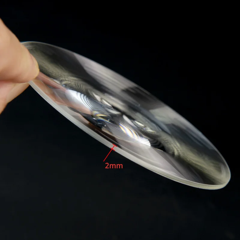 100Mm Fresnel Ống Kính Tiêu Cự 60 70 100 120Mm Vòng PMMA Acrylic Ống Kính Quang Học Phóng Năng Lượng Mặt Trời ngưng Tụ Ống Kính