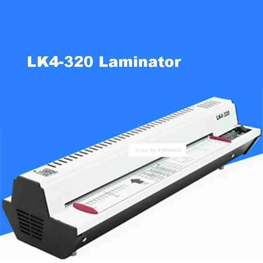 New LK4-320 320mm (A3) photo Laminating Machine, 4 Roller System Photo Laminator 220V/110V 300w Cold Roll Laminator 400mm / min