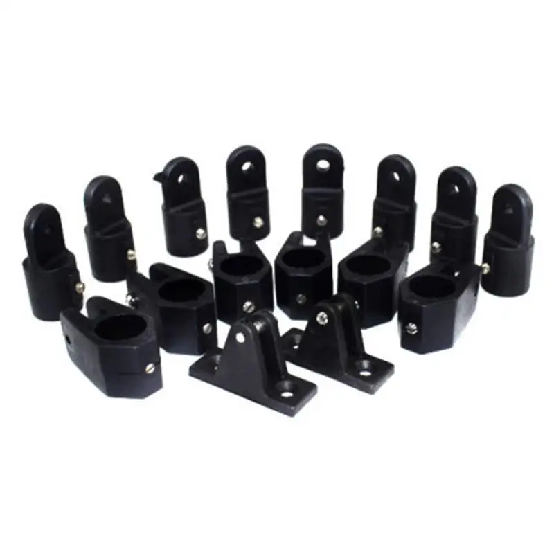 16Pcs Black Nylon 3/4