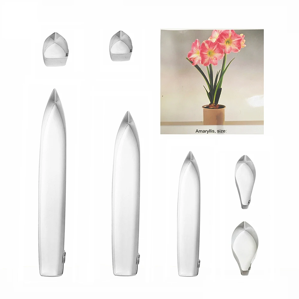 Amaryllis fondant sugar flower cutters baking cake decorations Polymer Clay Cold Porcelain gumpaste tools