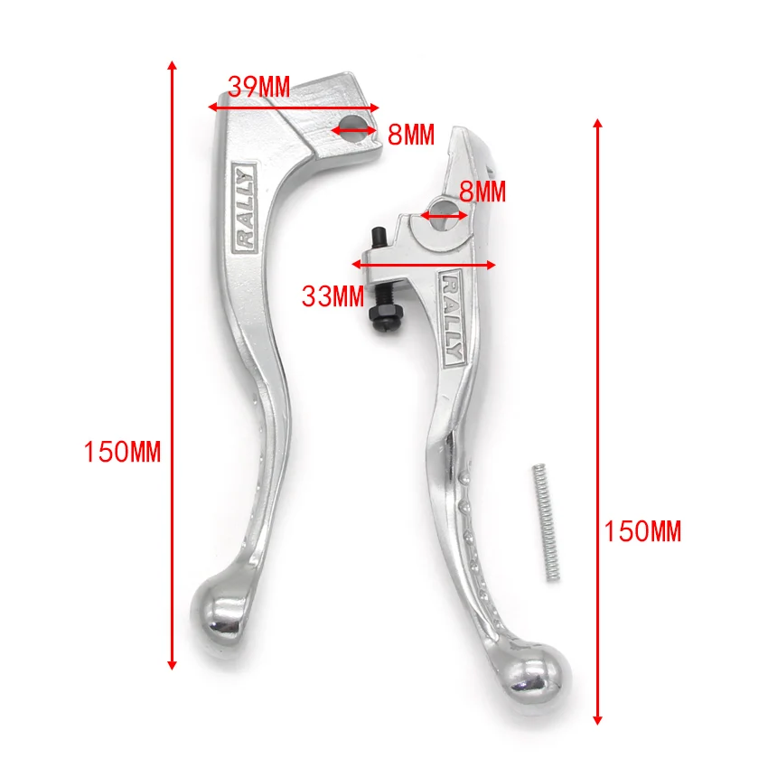 Motorcycle FRONT BRAKE & CLUTCH LEVERS For Suzuki DF200 1996 1997 1998 1999 DF125 1999-2000 DR125 1994 1995-2002 DR200 1995-2008