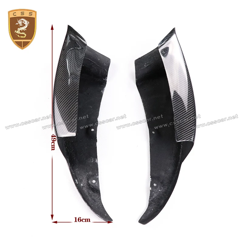 Carbon Fiber Front Bumper Lip Splitters For BMW 3 Series E92 318i 320i 325i 2008 2009 2010 2011 Car Accessories