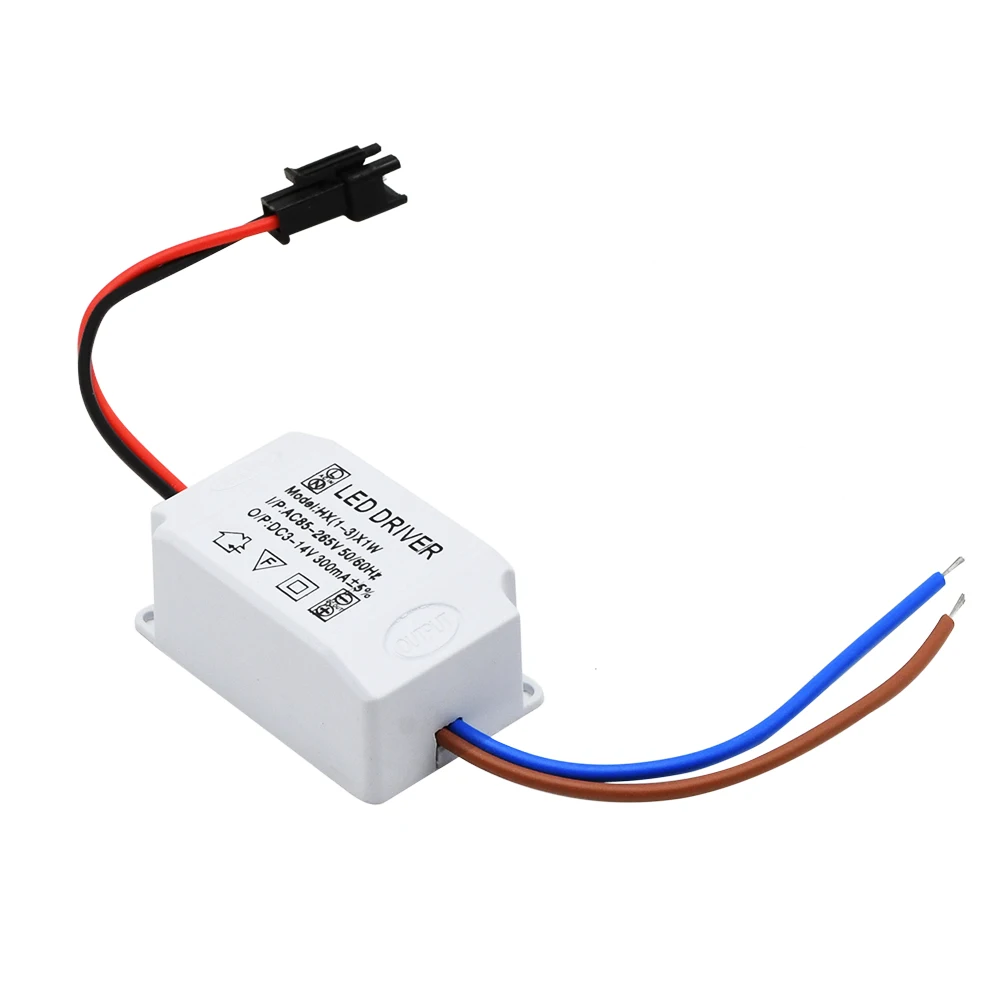 Electronic Transformer LED Power Supply Driver Electronic Adapter 3X1W Simple AC 85V-265V To DC 9V-12V 300mA LED Strip Driver